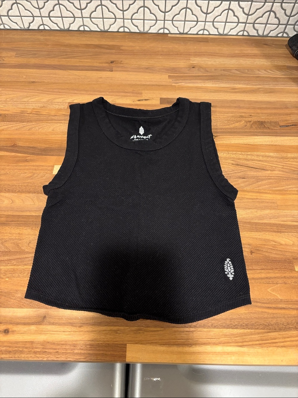 FP Movement Black Women's Ribbed Tank Top